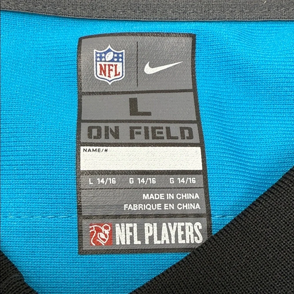 Kid’s Nike NFL Carolina Panthers Football Jersey  Cam Newton #1 size L 14-16